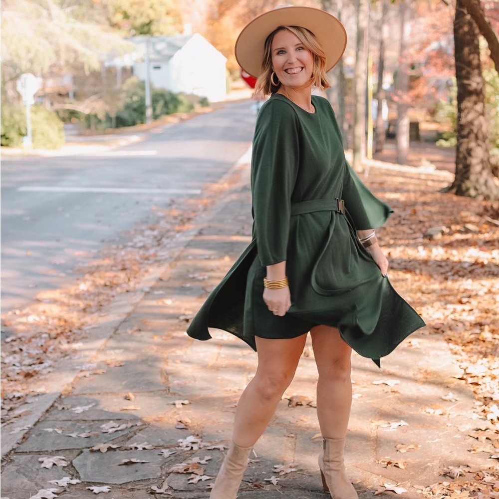 Green Zara Midi Dress